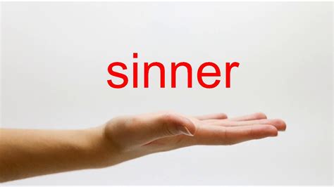 what does the word sinner mean